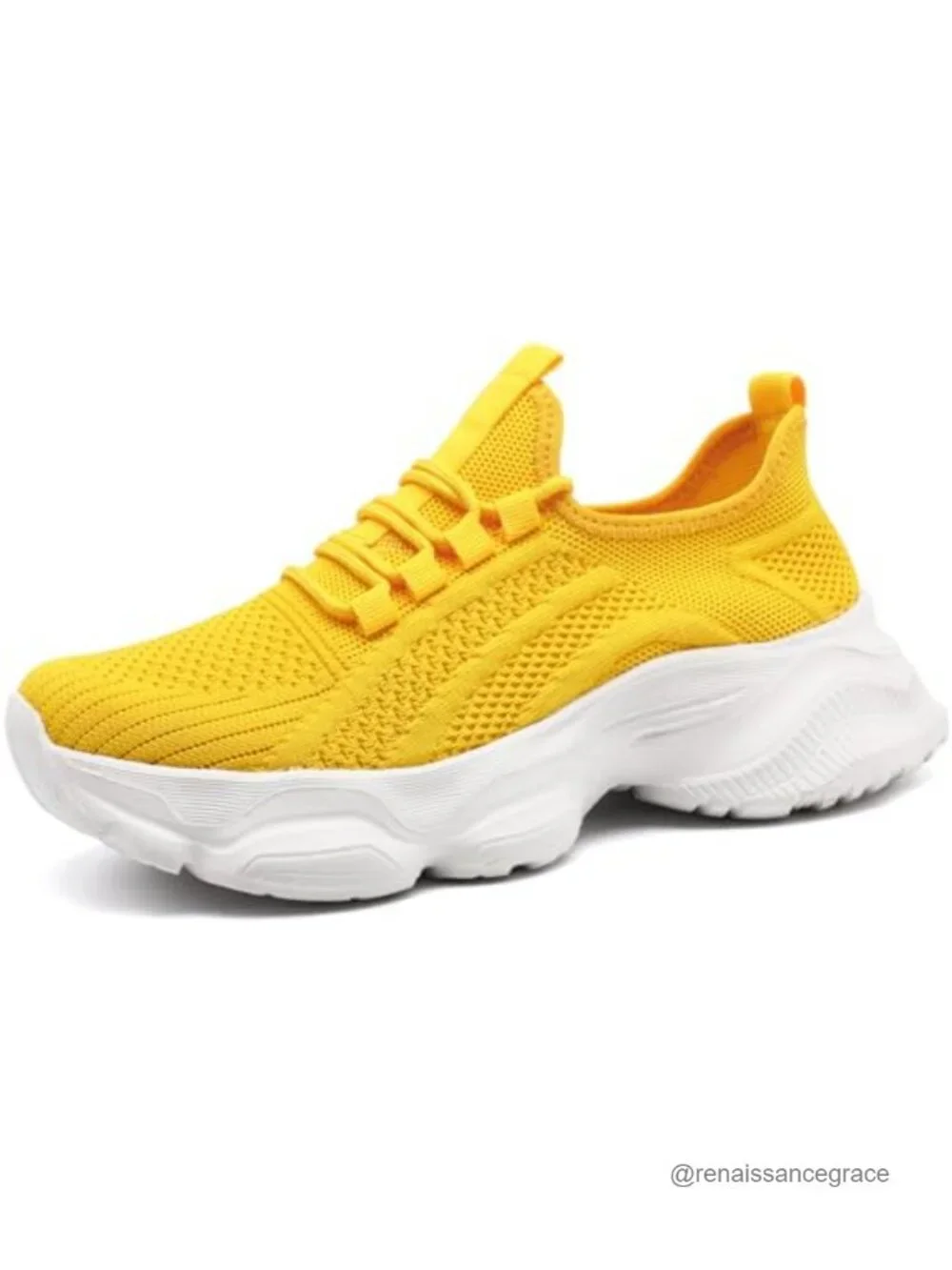 Women Platform Sneakers 2 Inch Lift Non Slip Lightweight Walking Shoes